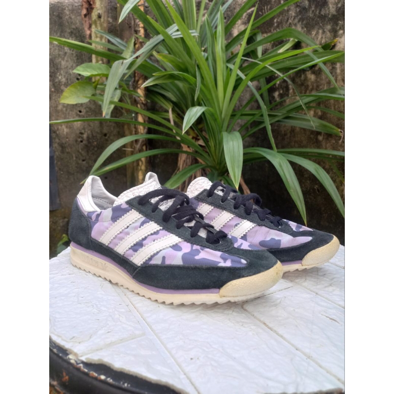 adidas SL72 Womens Trainer/ Black Purple Camo/ Second