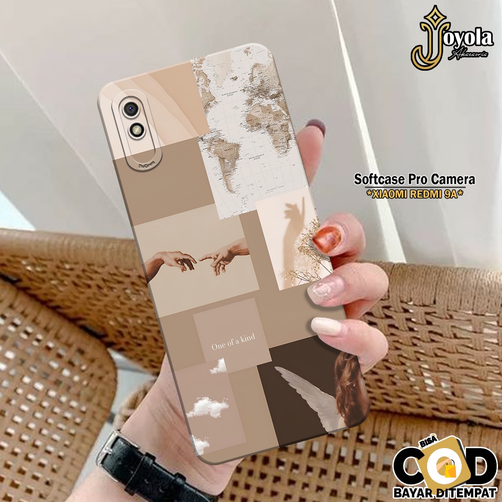 JOYOLA Case XIAOMI REDMI 9A Terbaru  Fahion Case Aesthetic - Softcase XIAOMI REDMI 9A - Pro Camera -