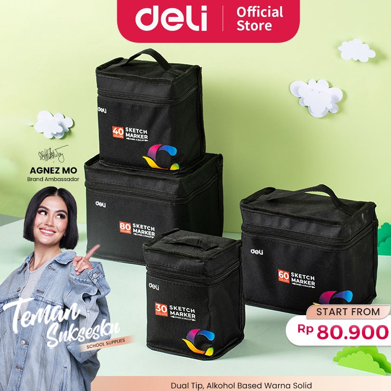 

KODE F16H Deli Sketch Marker 2 Tip E786