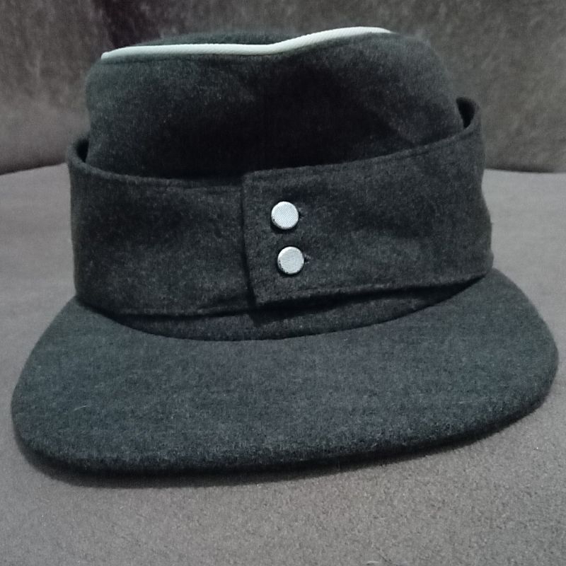 Topi M43 officer Jerman ww2 wol tebal