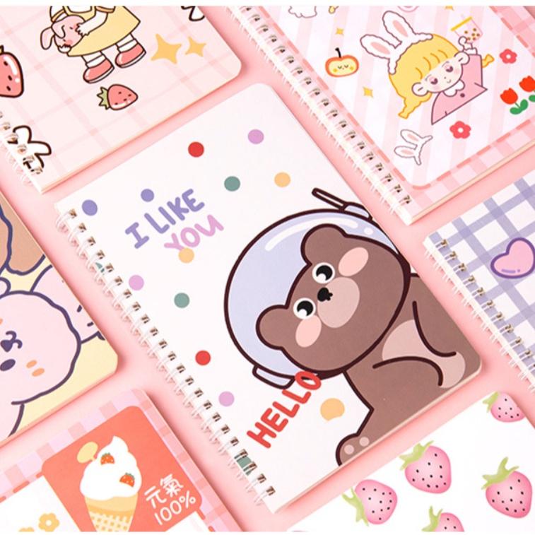 

HEBOH Notebook A5 with Many Design Buku Spiral A5 dengan berbagai macam motif A5 A5 A5