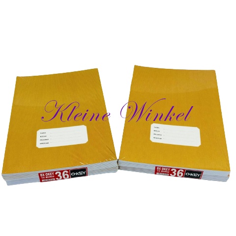 

KODE L69C Buku Tulis Boxy B5 Sampul Cokelat OKEY 36 lembar isi 1 pcs Cover Coklat