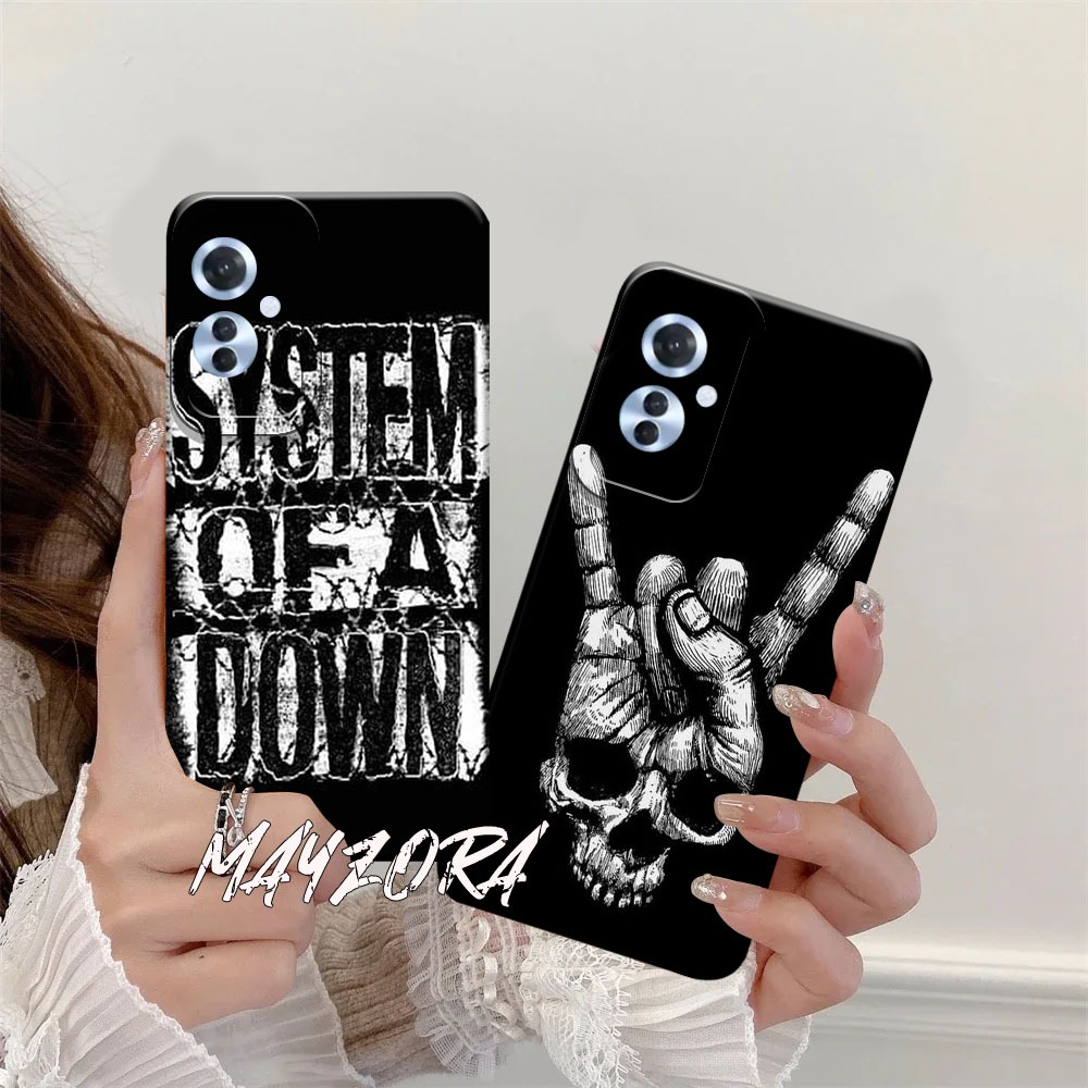Case Hp Reno 11F 5G 2024 Terbaru - Casing Reno 11F 5G - Fashion Case METAL [AW04] - Kesing Hp - Soft