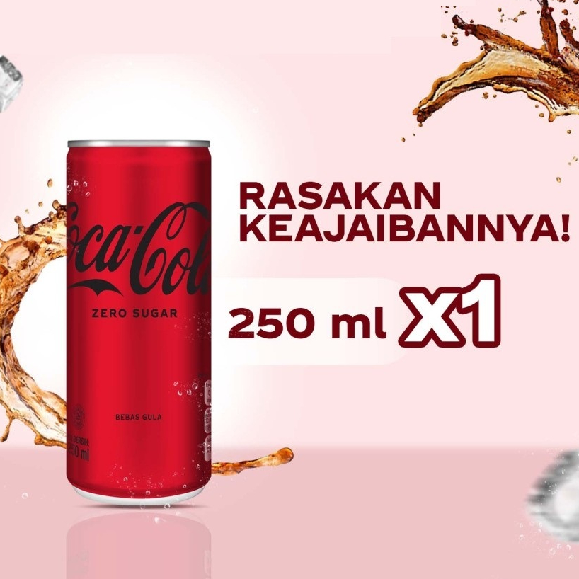 

Coca-Cola Zero 250 mL Kaleng 250mL Can