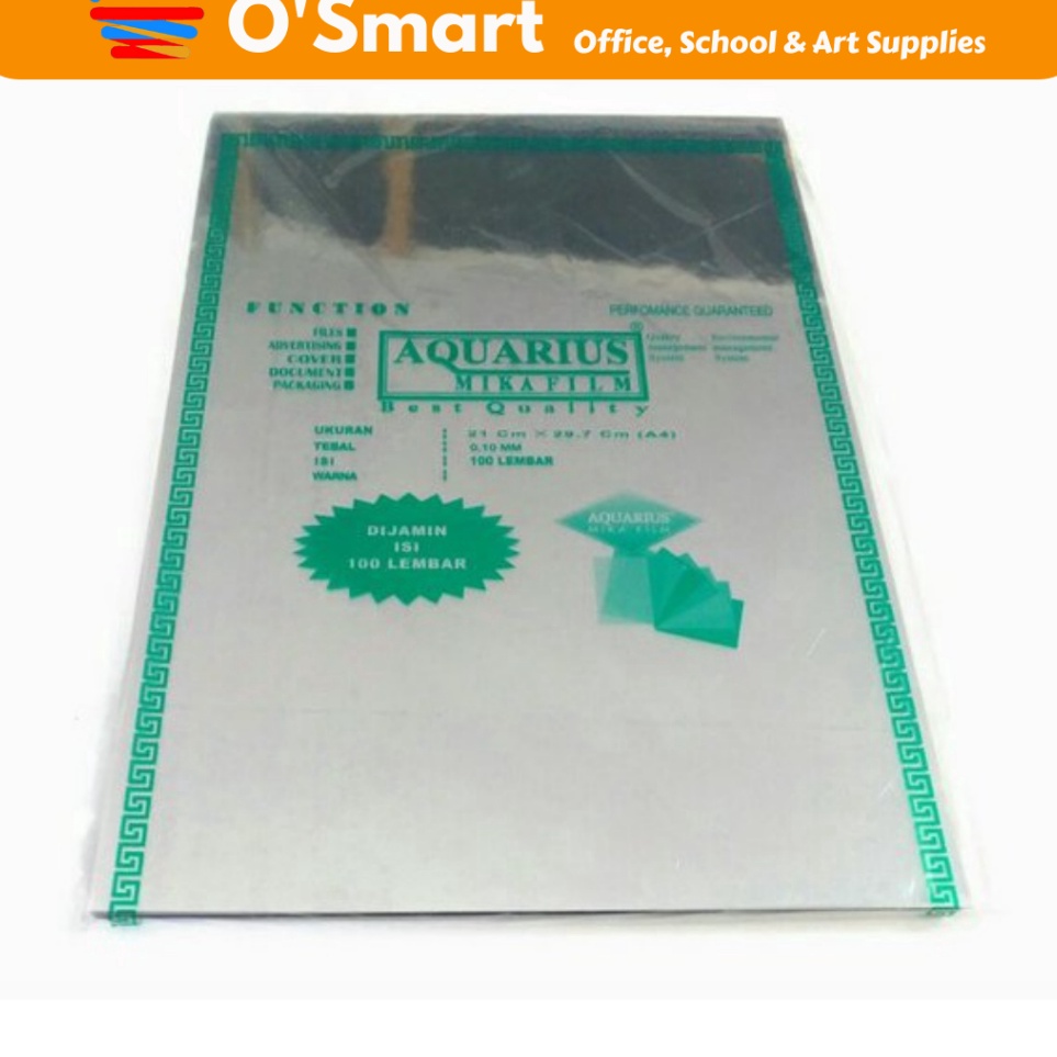 

KODE L69V AQUARIUS Plastik Jilid Mika Tebal F4 A4