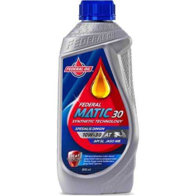 Oli Federal Matic Silver 800ml Oli Motor Matic Federal Oil 0,8