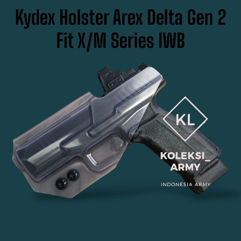 Kydex Holster Arex Delta Gen 2 Transparan Arex Delta Type M/X IWB USA