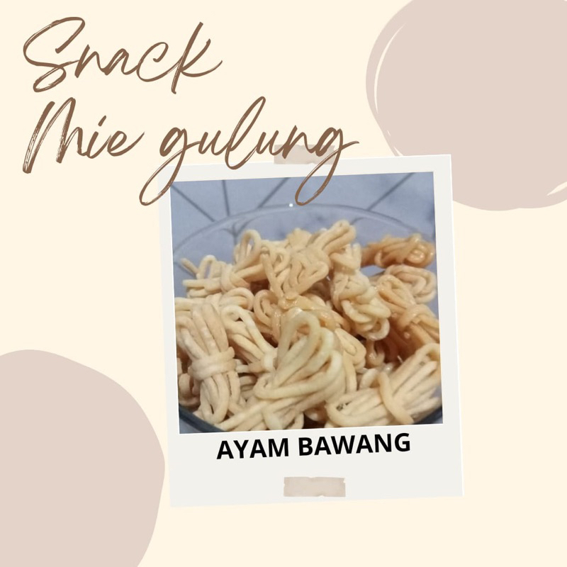 

500gr, 1kg MIE GULUNG ORIGINAL AYAM BAWANG