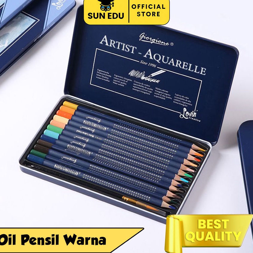 

KODE W72E Oil Pensil Warna 122448 WaterColor Pencil Color