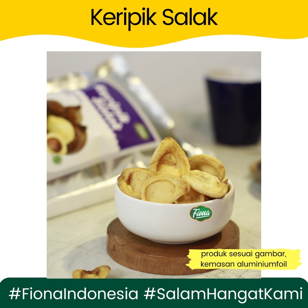 

TREND PRODUCT Fiona Keripik Kripik Salak 1 gram Khas Kota Malang Garansi Renyah BISA COD