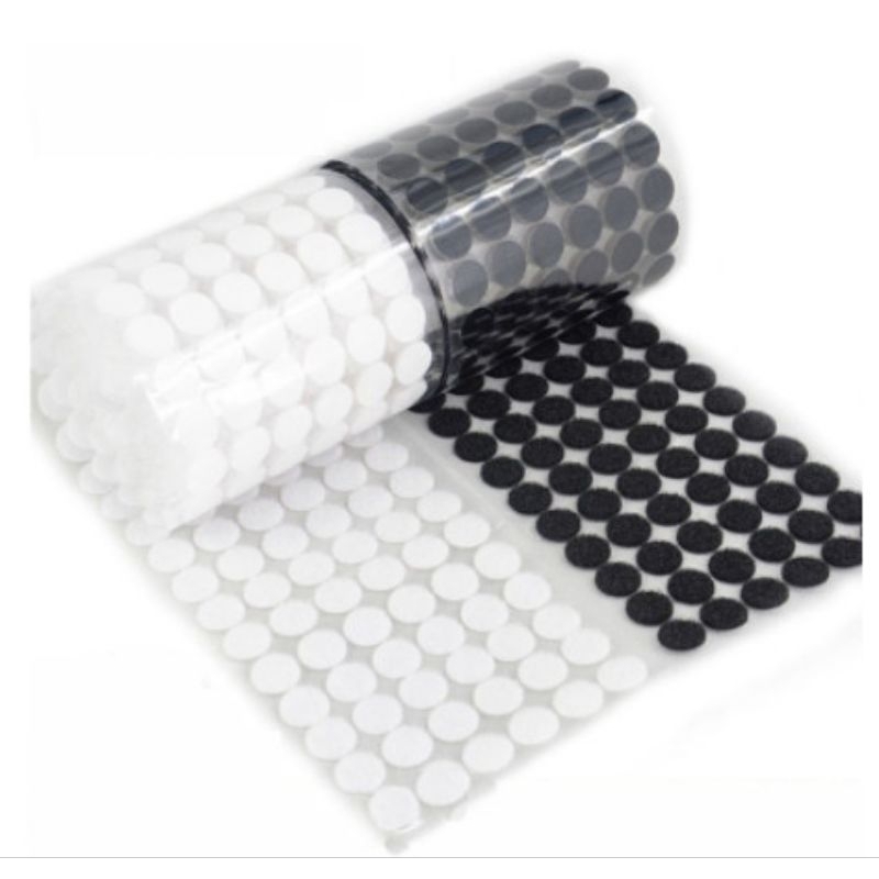 

Perekat Velcro bulat 10mm / 1cm