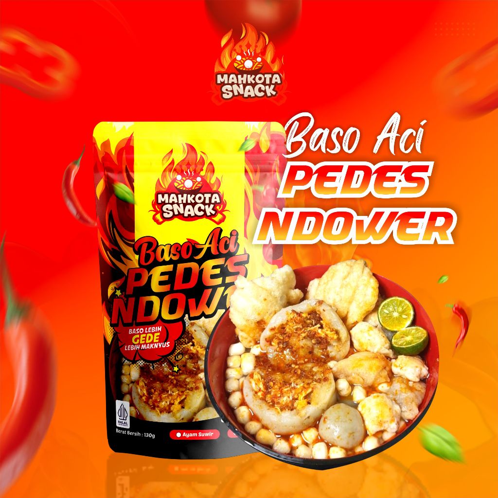 

Baso Aci MAHKOTA Snack PEDES NDOWER (Boci Lebih GEDE) | Khas | Boci Pedes NDOWER | Boci Hot [PROMO]