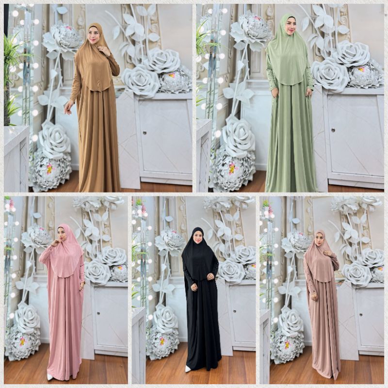 dzira syari ARAFAH SERIES gamis abaya jersey murah