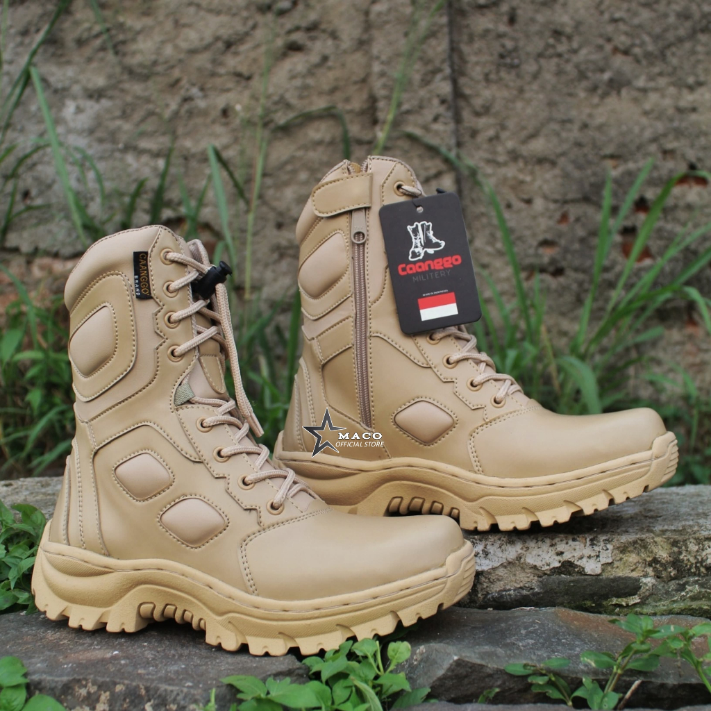 pdl tactical gurun Sepatu Safety Tactical Tinggi 9 Inci Ujung Besi untuk Lapangan dan PDL Kombinasi 