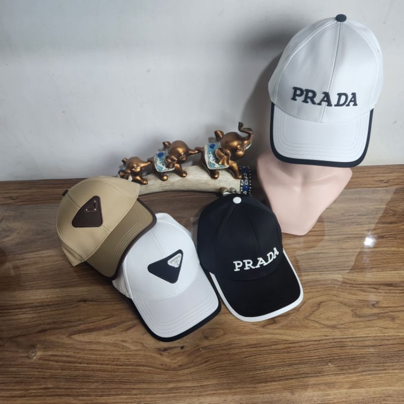 topi baseball mewah cap prada import ready
