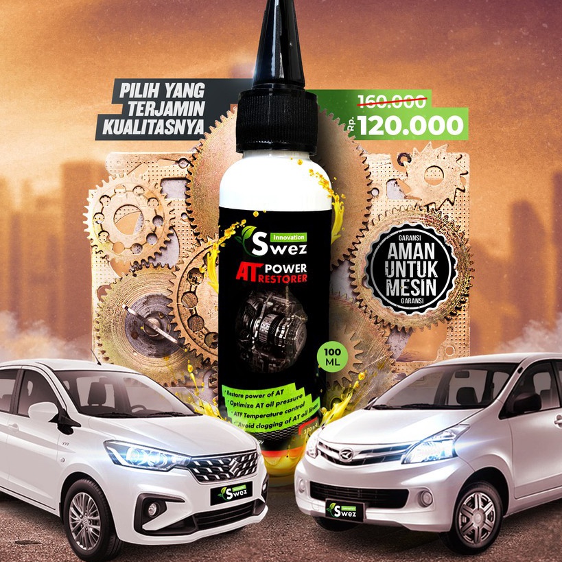 Bonus Aditif Matic Swez  Penghilang Jedug Slow Respon Mobil Matic  Swez AT Power Restorer 1 ML