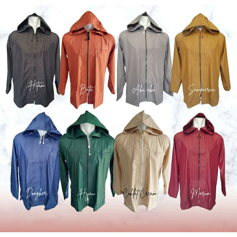 KODE N74C Baju Taqwa Jaket Hoodie ALFA REYHAN  Koko Semi Jaket Hoodie