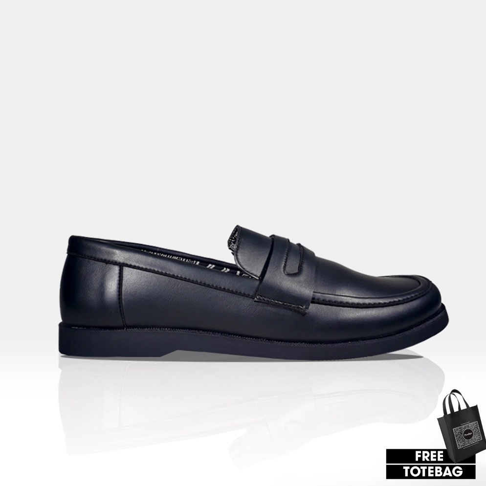 KODE L55N Prodigo  Sepatu Pria Bima Black  Sepatu Formal  Casual  Slip On  Terbaru