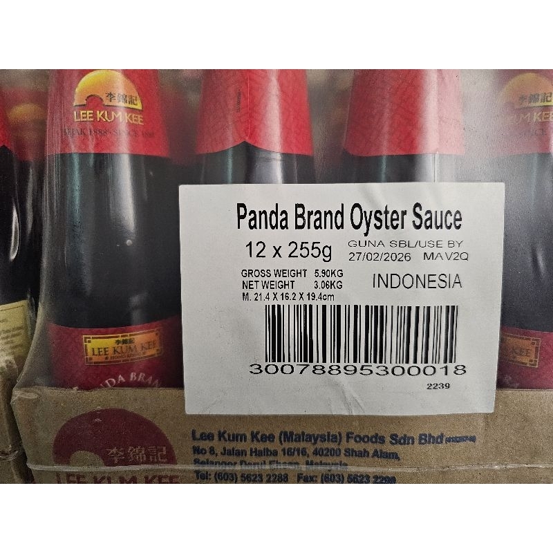 

Saus Tiram Lee Kum Kee 255gr