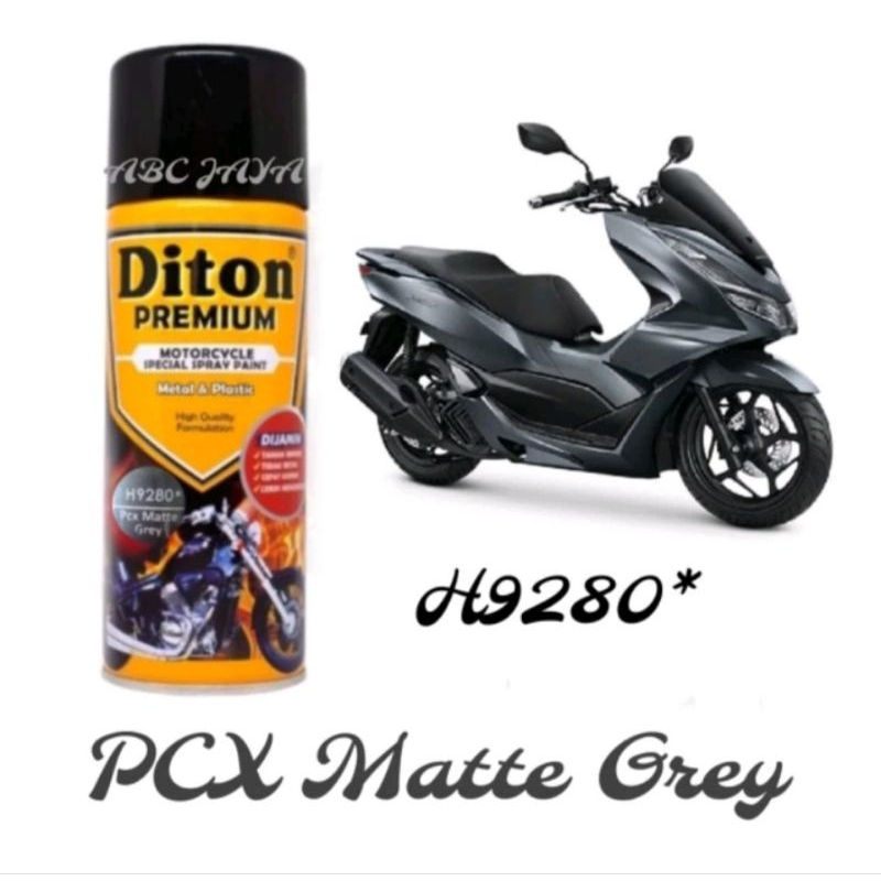 Cat Semprot Diton Premium H9280* PCX Matte Grey 400ml Honda PCX Grey Doff Abu Doff Abu Dof Abu-abu D