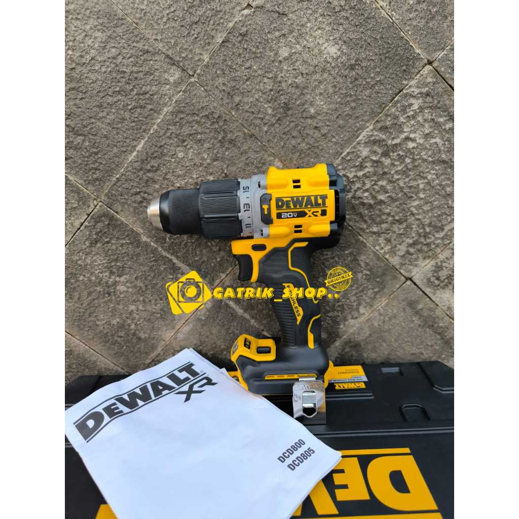 Bor Dewalt DCD805 20V XR Hammer Drill Bor Baterai Dewalt DCD 805 Cordless Dewalt