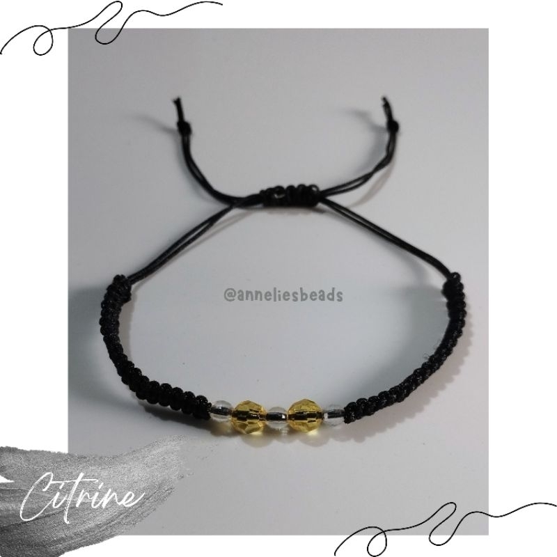 CITRINE | gelang simpul tali giok | gelang tali simpul | gelang tali giok | gelang tali manik | gela