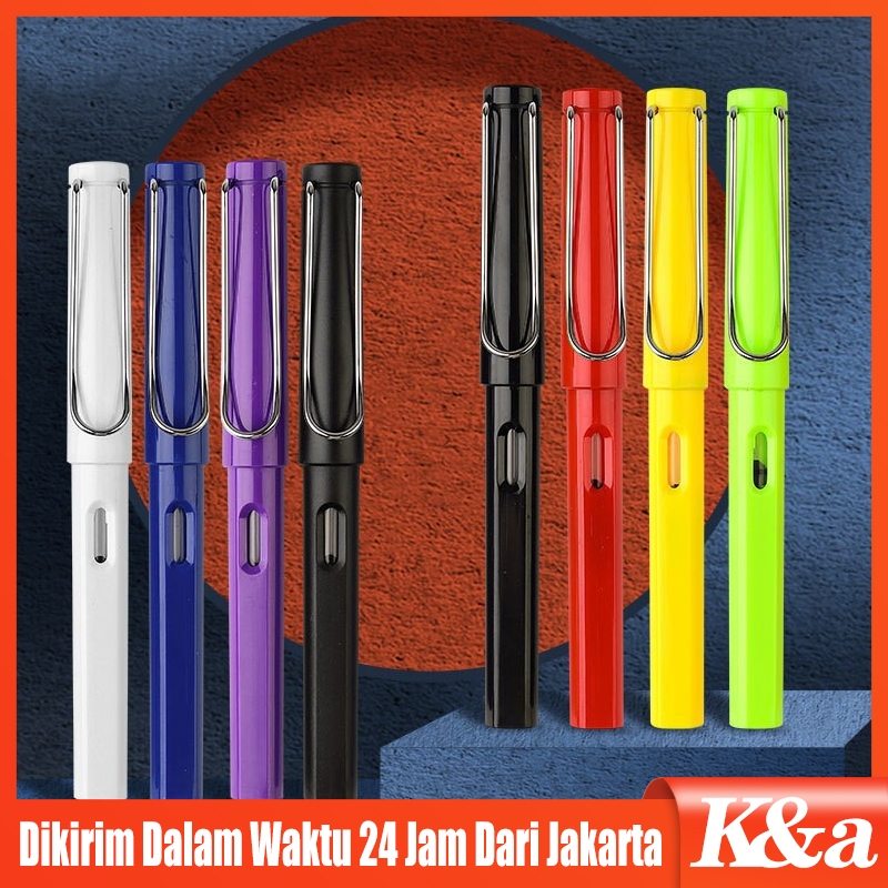 

0.38mm/0.5mm Fountain Pen/pulpen/Ink Pen For Student Use Warna Morandi