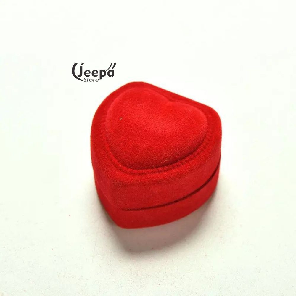 Kotak Cincin Love | Box Perhiasan Cincin | Tempat Cincin Lamaran Bentuk Hati