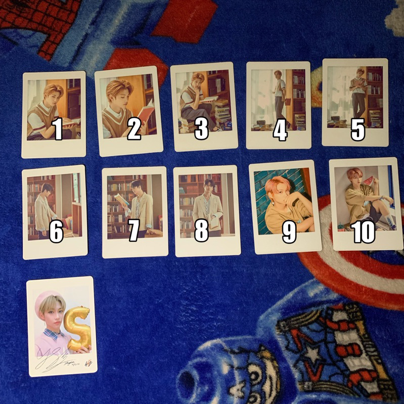 POLAROID UNVEIL OP.2, UNVEIL OP.3 & 1ST GEN FANCLUB LEE KNOW & FELIX SKZ STRAY KIDS