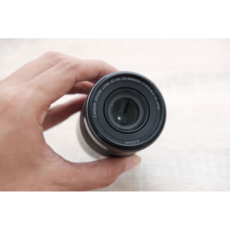 Canon 55-200mm IS STM Lensa Kamera Mirrorless m10 m3 m100 m5 m50