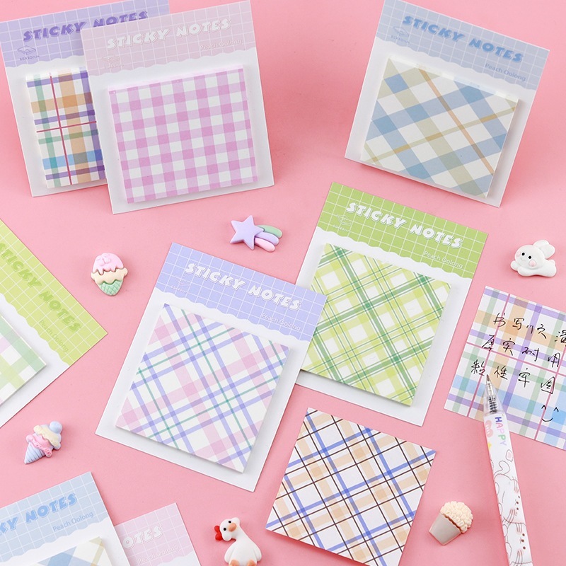 

Catatan Tempel Kotak Bergaris Sederhana Sticky Notes Siswa