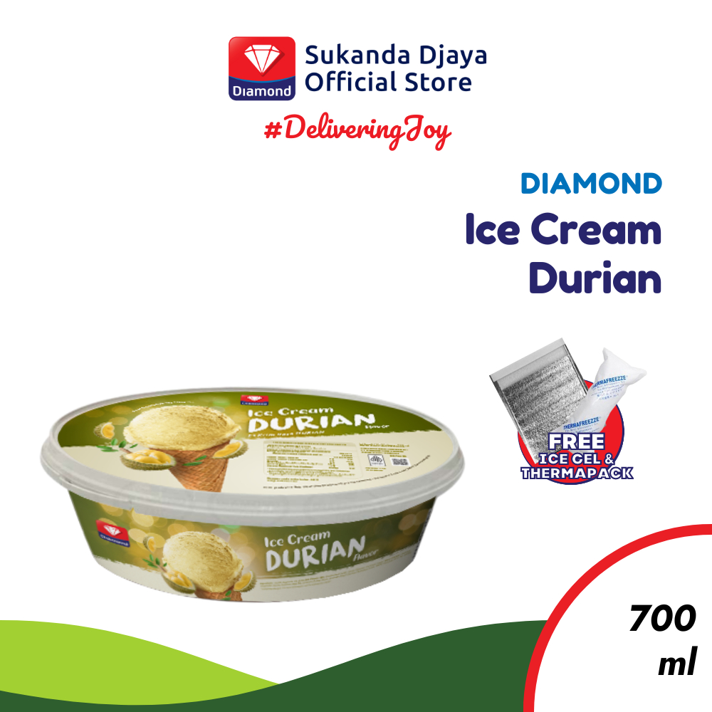 

Diamond Ice Cream Durian 700 Ml