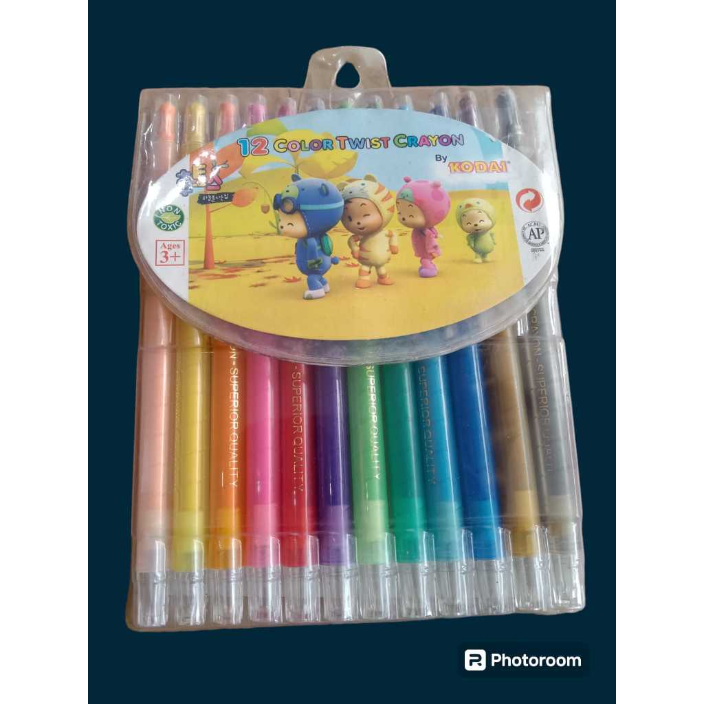 

12 Color twist Crayon