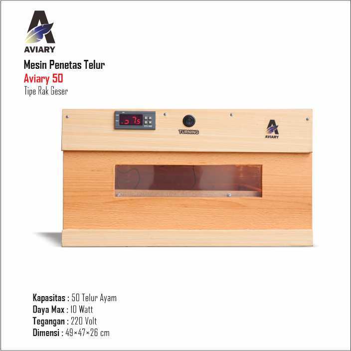 Mesin Penetas Tetas Telur Full Otomatis Kapasitas 50 Telur