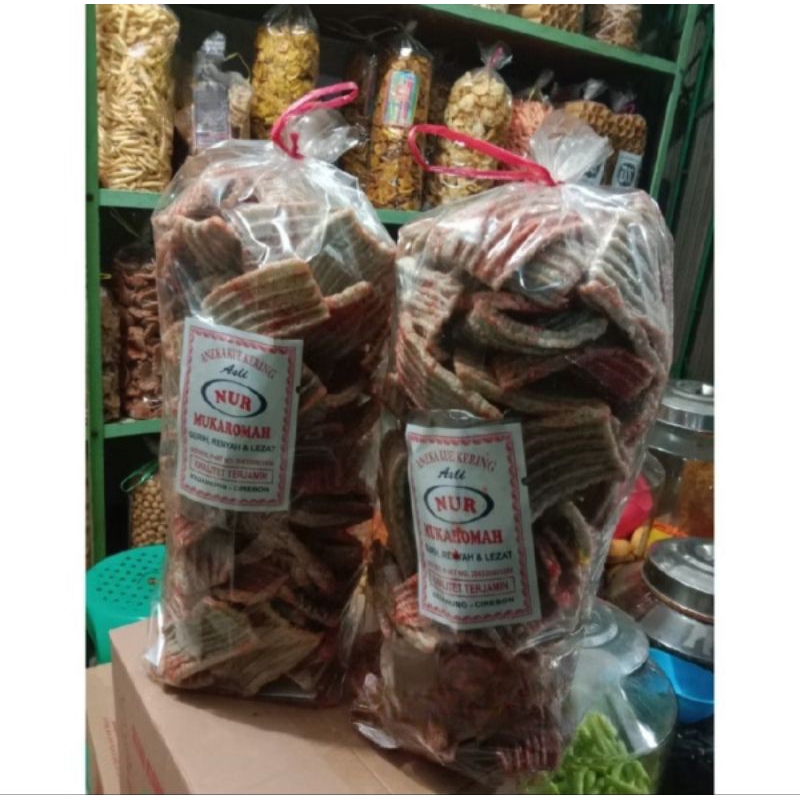 

KERUPUK JENGKOL PEDAS BUMBU KERING 1 BALL 500GRAM