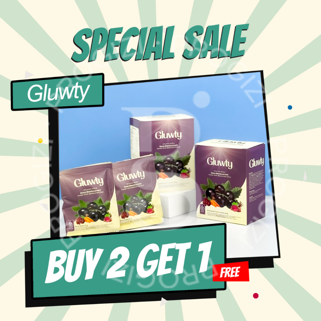 PROGIZI Gluwty Collagen Drink Kolagen Original 75g (3 Box)