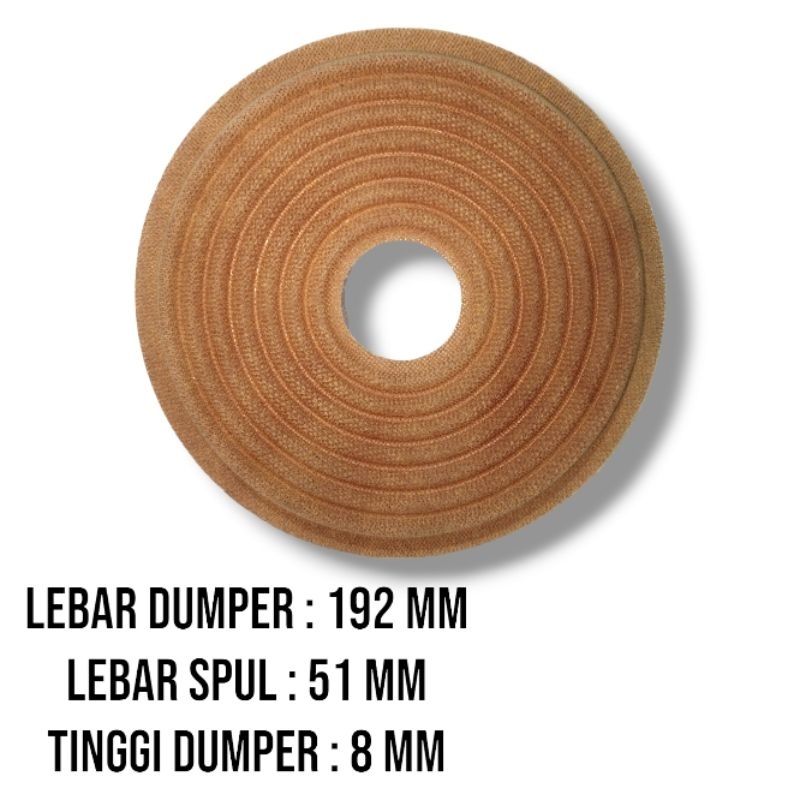 DAMPER SPEAKER TINGGI DEMPER SPEAKER 15 INCH 18 INCH MEMBRAN SPEAKER