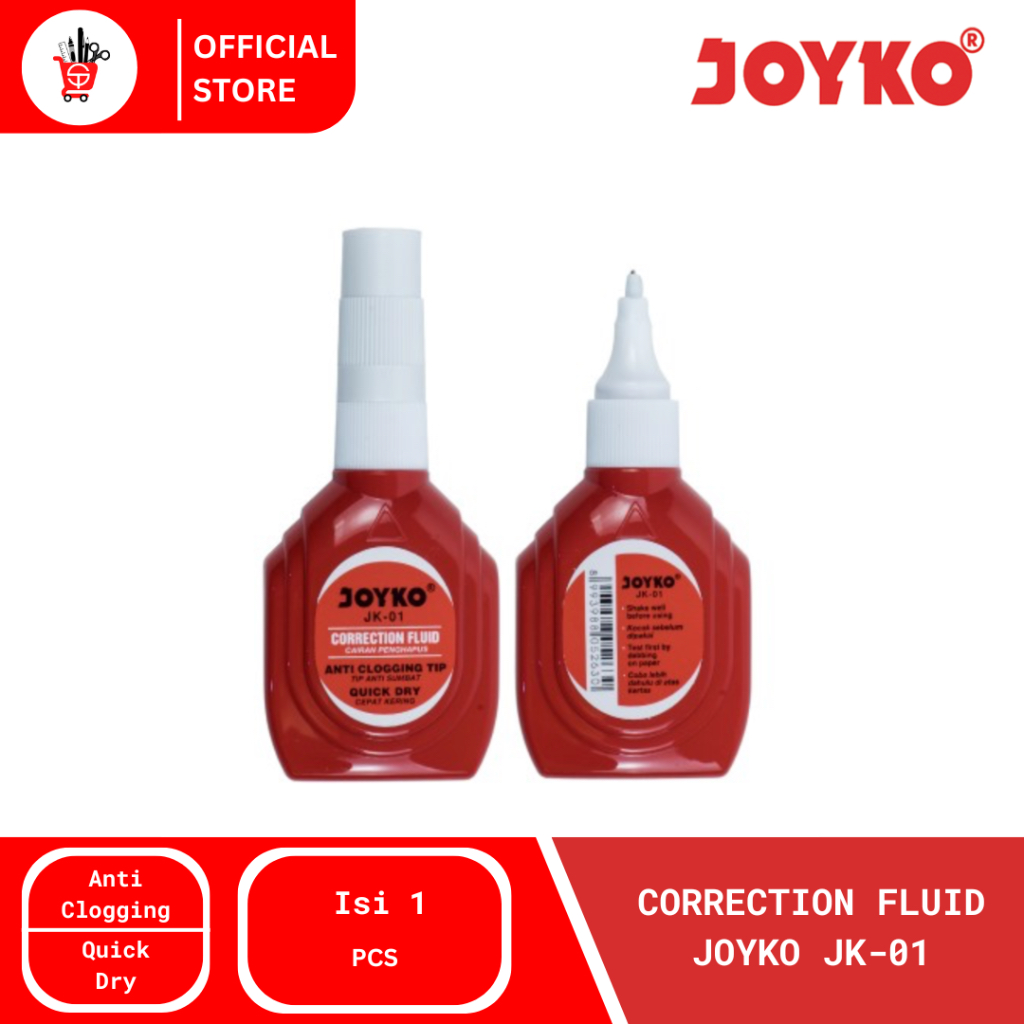 

Stipo | Tip-ex | Correction Fluid Joyko JK-01 (1pcs)