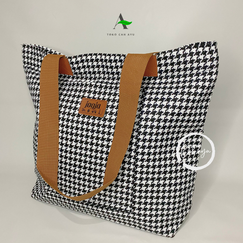 Tote Bag Jogja / Tas Goni Premium / Tas Kuliah / Tas Pengajian / Tas Mukena