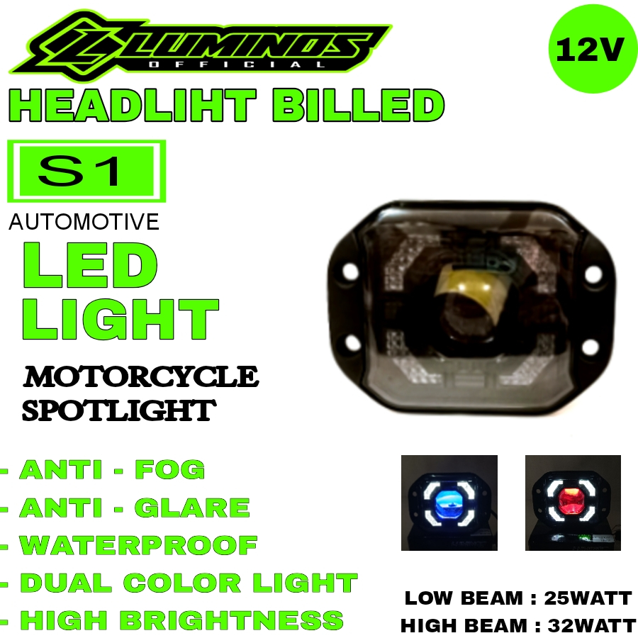 Lampu LED Headlamp BILED LUMINOS S1 KLX CRF 150 BILED Original LUMINOS DD186