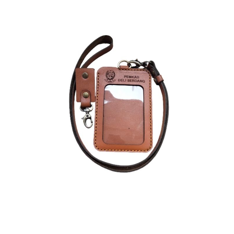 

Name Tag 3 Lapis Kulit Asli,premium, dan berkualitas, Id card holder custom (gratis logo, nama,)