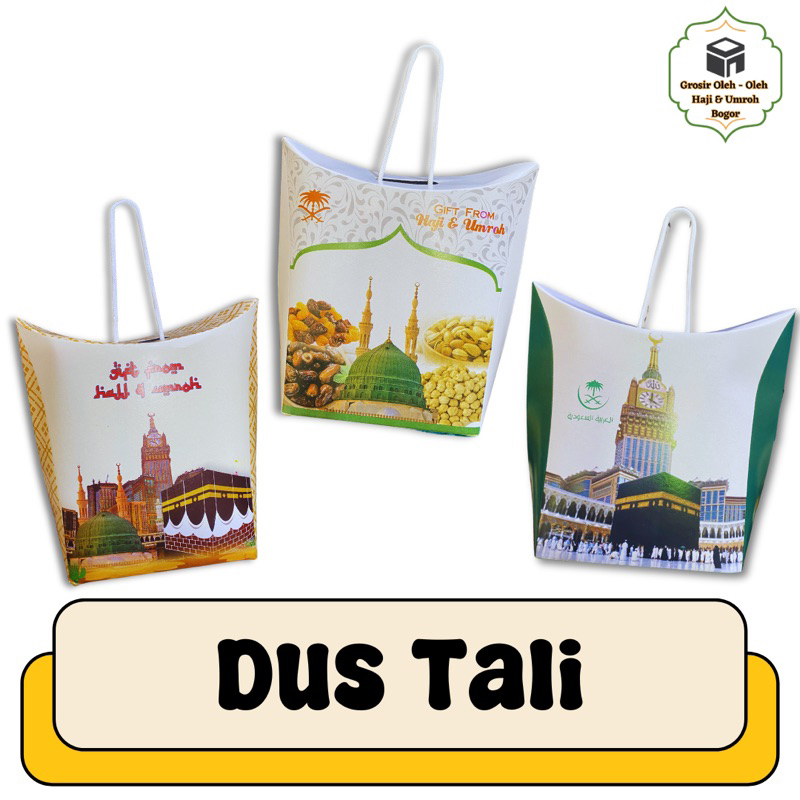 

Dus Tali Kemasan untuk Oleh Oleh Haji dan Umroh isi 25pc | Gift Hajj and Umroh