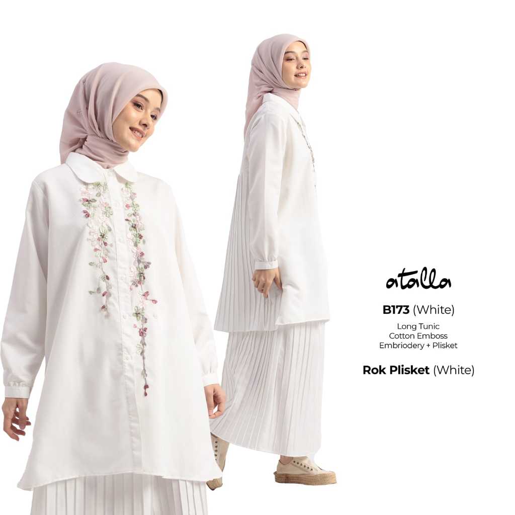 TUNIK B 173 WHITE ATALLA