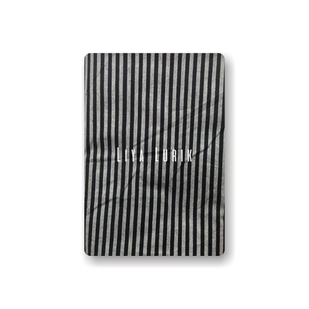 Kain Tenun Lurik Salur Hitam Putih