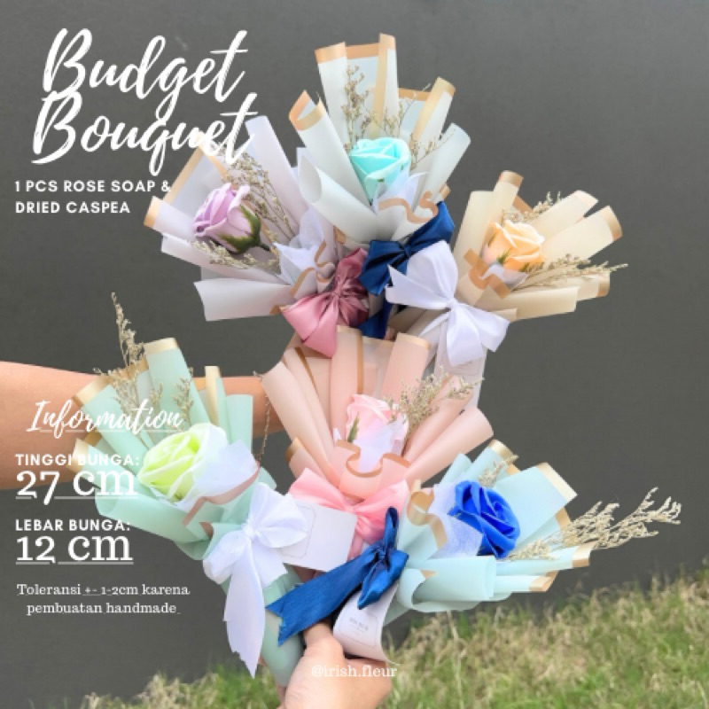 IRISH.FLEUR Budget Mini Bouquet - Buket Bunga Sabun - Buket Wisuda Bandung