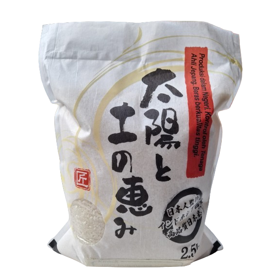 

Beras Jepang / Beras Sushi Japonica Rice TAIYO 2,5kg Good Quality Premium