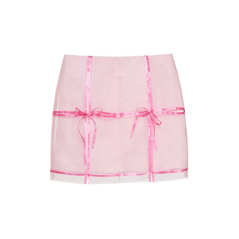 TANGAN WHIM Skirt - Bow Baby Pink Size ML