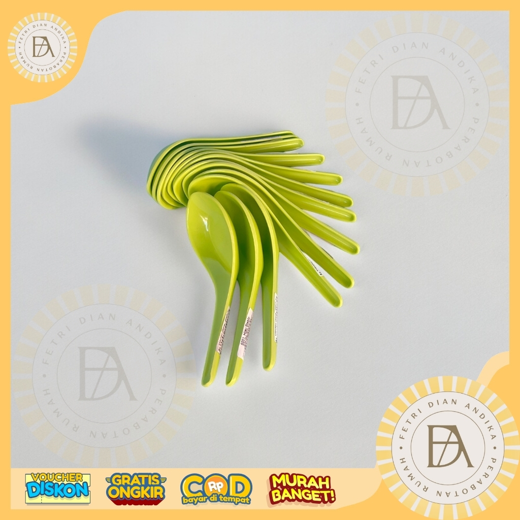 Sendok Bebek Melamin Golden Dragon