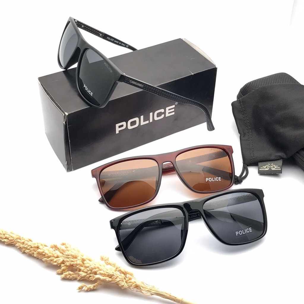 FASHION STYLE KACAMATA TERBARU Kacamata Police P1361 Pria Polarized Anti Silau/Full Set