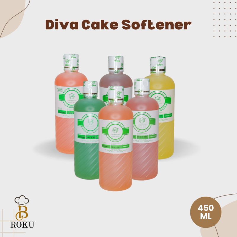 

Diva Cake Softener/Pelembut Kue & Roti 450 ml